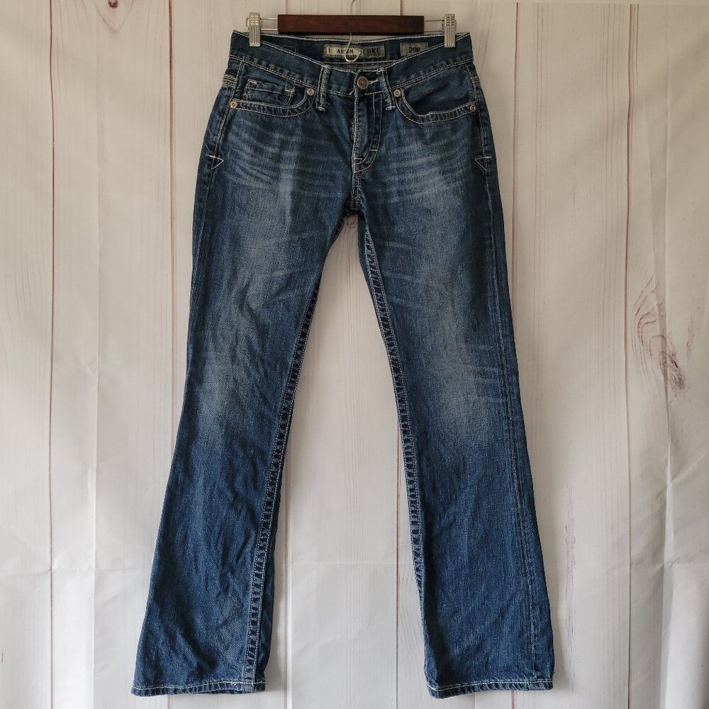 Buckle BKE Women’s 100% Cotton Denim Jeans Sz 29R, Aiden Style, Relaxed EUC